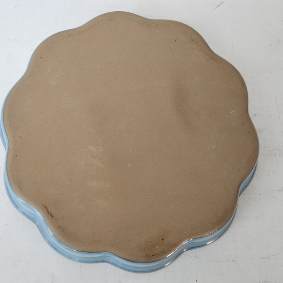 Denby Colonial Blue 8" Fluted Flan/Pie Dish *Not Mint - Picture 3 of 3